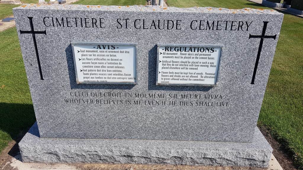 Saint Claude Roman Catholic Cemetery